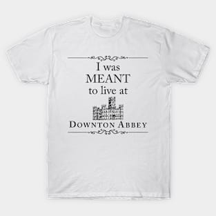 I was MEANT to live at Downton T-Shirt